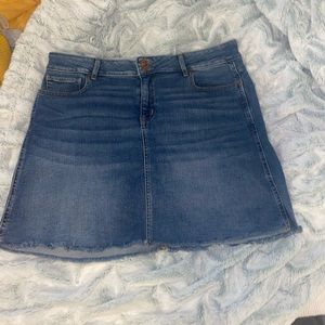 Only worn once jean skirt size 16